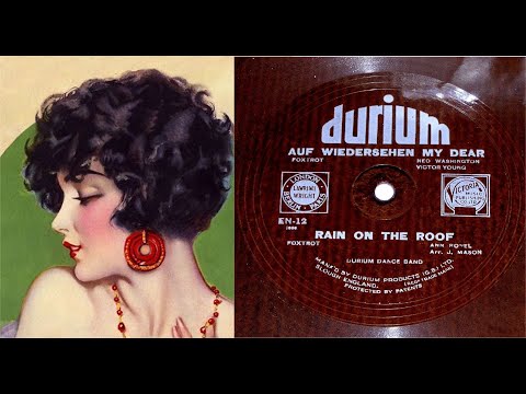 78 RPM – Durium Dance Band – (with Al Bowlly) Auf Wiedersehen My Dear (1932)