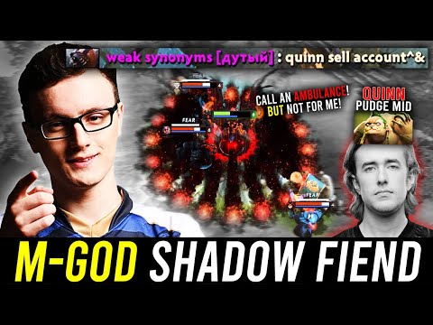 "Never Gank MIRACLE's SHADOW FIEND Mid.." - (vs. Quinn Pudge Mid)