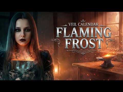 Flaming Frost — Ice Forge Ritual | Dark Symphonic Metal FULL ALBUM ⛧ Veil Calendar EP03