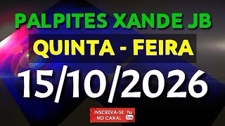 PALPITE DIA 15/10/2026 | JOGO DO BICHO TODAS AS LOTERIAS 