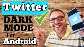 How to Turn on DARK MODE on TWITTER - Android