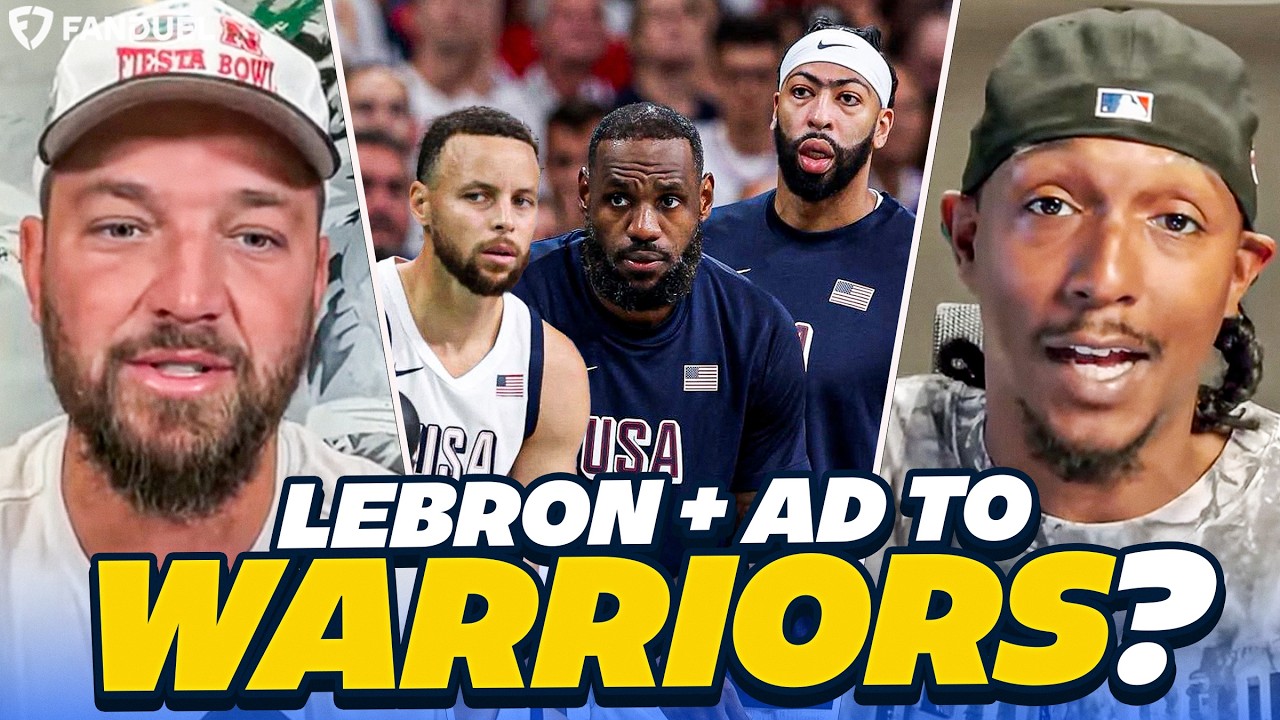 Chandler & Lou Reacts to LeBron James & Anthony Davis to Warriors Rumors!!