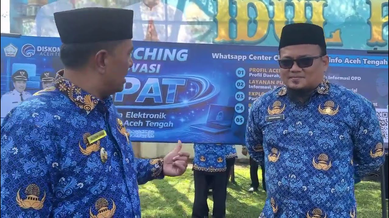 Central Aceh Communications and Information Technology Office Launches Innovations in the GEMASIH...
