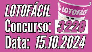 ???? LOTOFÁCIL de hoje 15/10, Resultado Lotofácil de hoje, Lotofácil de Hoje,