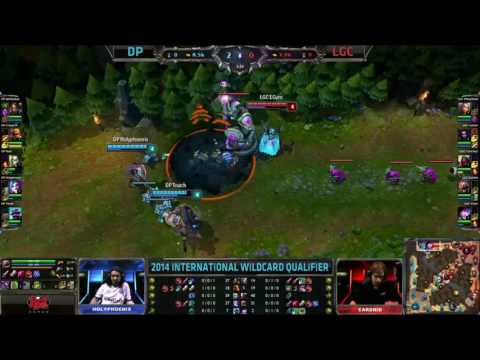♠ SEASON 4 ♠ || Dark Passage vs Legacy Game 1 Round 2 International GamesCom 2014 LOL DP vs LGC G4