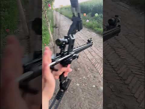 Steel Ball Semi-Automatic Compound Bow #compoundbow #archery #bowhunting#fyp #automatic #outdoors
