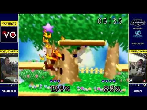 TBH8 - Dogs_Johnson (Luigi, Ness, Samus) vs. [PG]SuPeRbOoMfAn (Luigi, Ness, Samus) SSB64 Top 8 WS's