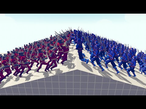 100x MEDIEVAL ARMY 👑 vs 🥷 100x NINJA ARMY - Totally Accurate Battle Simulator - TABS