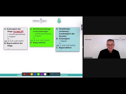 Admissibility of a claim before the Administrative Court | Administrative recourse | Section 40 V...