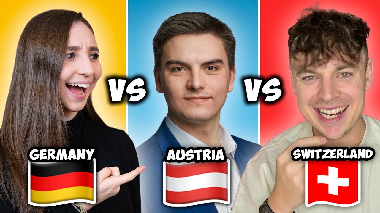 ONE language, FIVE dialects! German vs. Austrian vs. Swiss | Feli from Germany