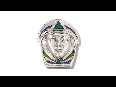 Nicky Butler Gem and Enamel "Iconic Noble" Pin/Pendant