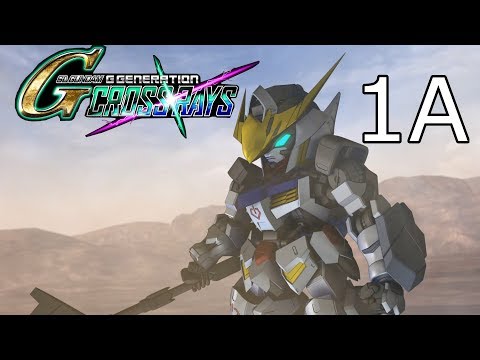 Let's Play SD Gundam G Generations Crossrays Episode 1 Part 1A; Iron Blooded Orphans Stage 1