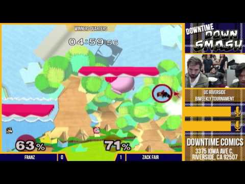 Downtime Downsplash - Singles Winners Semis: Franz (Doctor Mario) vs. Zack Fair (Jigglypuff)