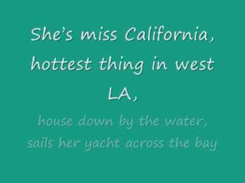 DANTE THOMAS feat. PRAS - Miss California With Lyrics