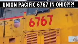 🔴 UNION PACIFIC 6767 SHOWS UP IN OHIO?! TANKER TRAIN SURPRISE CATCH