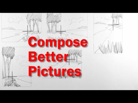 Learn Lots of Great Ways to Compose a Drawing or Painting in Simple Steps