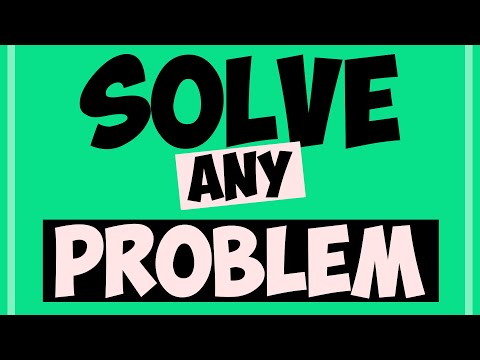 Part of a video titled How to Solve ANY Math Problem - YouTube
