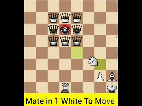 Solved Chess Puzzle-530. Find Checkmate in 1 Move For White #chess #chesscom #checkmate #chesspuzzle