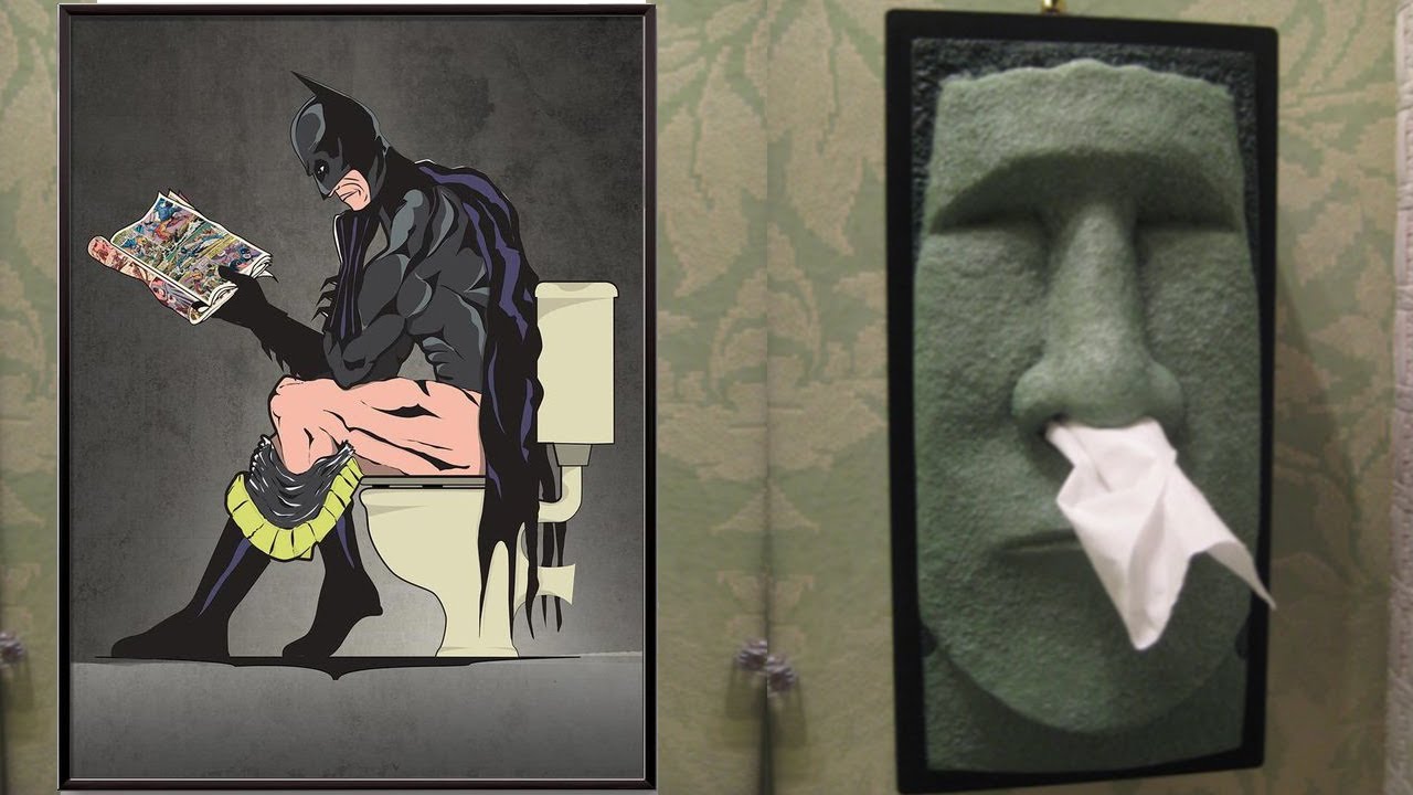 30 Funniest Bathroom Wall Art And Picture Design - Humorous Bathroom Wall Decor Ideas