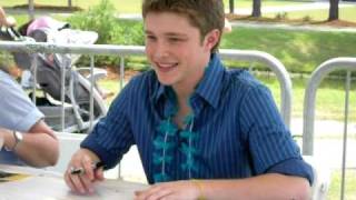 Sterling Knight with fans 6/5/10
