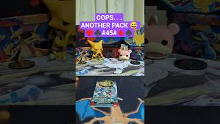 OOPS ANOTHER PACK 😅 45! #pokemon