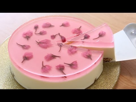 Sakura(Cherry Blossoms) Nobake Cheesecake