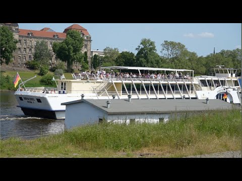 Eine Dampfschifffahrt auf der Elbe in Dresden mit meiner Schwester aus Vietnam 🚢