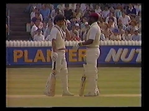 ENGLAND v WEST INDIES 1st TEST MATCH DAY 2 EDGBASTON JUNE 15 1984 LARRY GOMES VIV RICHARDS