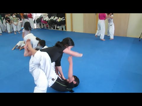 道着なし女子柔術スパーリング