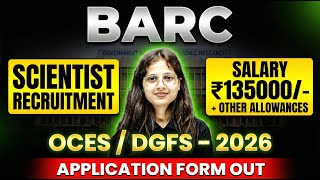 Download lagu BARC Scientist Recruitment 2026 | OCES - DGFS | BARC Scientist Application Form Out | New Changes mp3