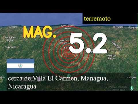 😱🚨  Terremoto cerca de Villa El Carmen, Managua, Nicaragua actualizaciones en vivo hoy: Terremoto de