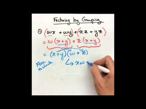 Part of a video titled Common Factoring Grade 10 - YouTube