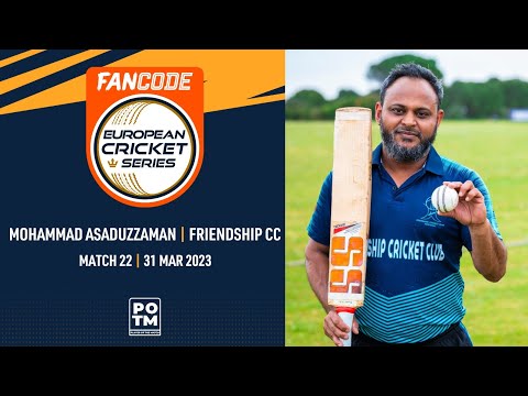 POTM: M.Asaduzzaman FRD vs LCA | Highlights | FanCode ECS Portugal, Santarem 2023 | ECS23.130