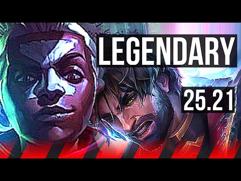 EKKO vs JAYCE (TOP) | Penta, 75% winrate, 13/3/8, Legendary | EUW Master | 25.21