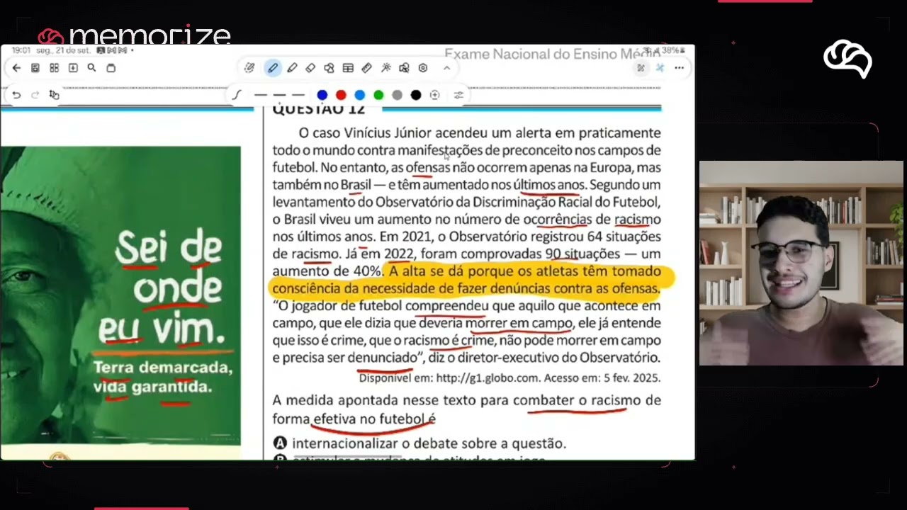 Resolução em Vídeo — Questão 12 ENEM 2025 Belém