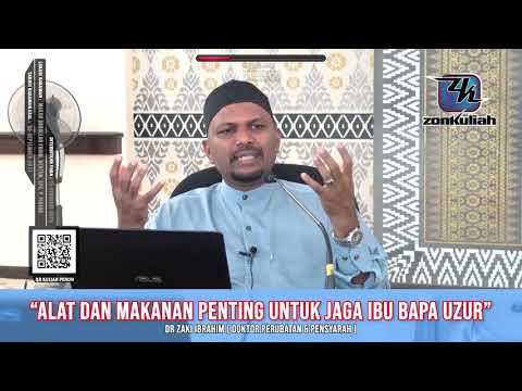 KESIHATAN : Alat Dan Pentingnya Jaga Pemakanan Ibu Bapa Tua Uzur - Dr Zaki Ibrahim