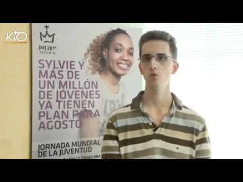 Augustin Deney, un volontaire JMJ français à Madrid