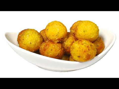 Buñuelos crocantes de papa y queso