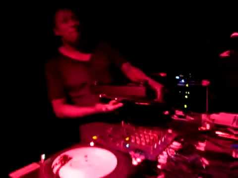 DJ MARKY scratches with the turntable upside down @ Public Assembly, Brooklyn June 23rd 2011