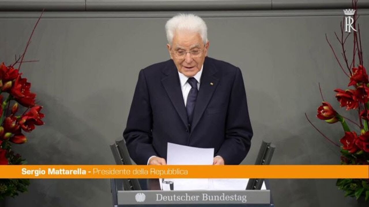Mattarella "Italia e Germania diventate grandi nell'impegno per pace e unità"
