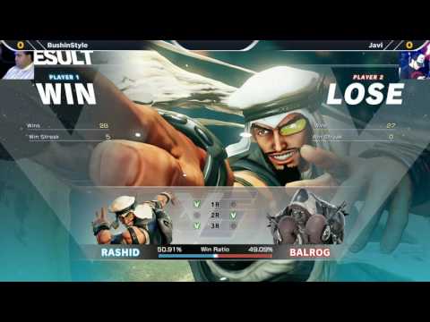 WNF 4.4 SFV - BushinStyle (Rashid) vs Javi (Balrog/Chun-Li)
