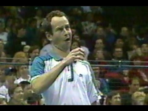 Mcenroe makes fun of connors