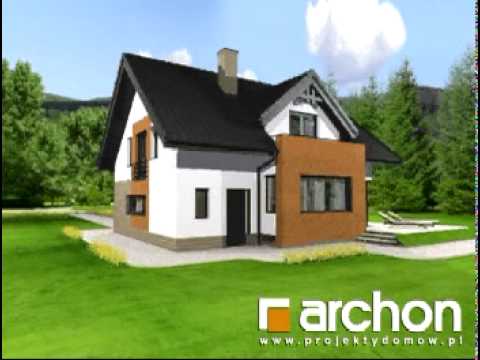 Dom pod liczi. ARCHON+ Projekty domów, www.archon.pl