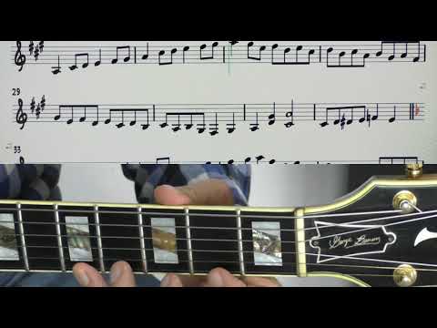 Guitar Basics - 2nd Position Reading Exercise