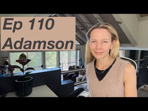 Ep 110 Adamson Vest, Lyon Sweater, Eva Cardigan - Mostly Knitting Podcast