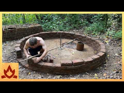 Primitive Technology: Wood ash & crushed terracotta mortar