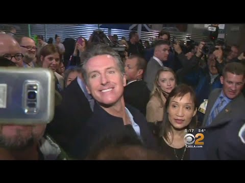 Newsom, At Inauguration Bash, Says Focus Will Remain On CA Families, Children In First Days In Offic