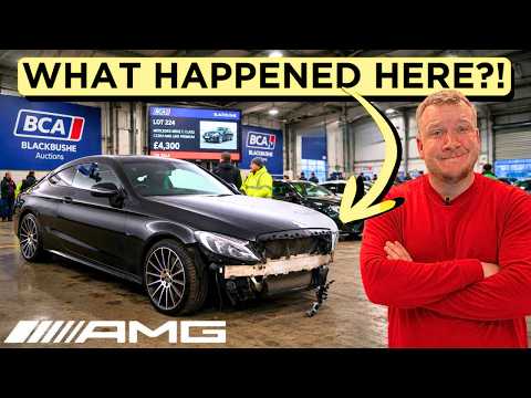 I Bought A CHEAP MERCEDES C43 AMG With No Front Bumper!