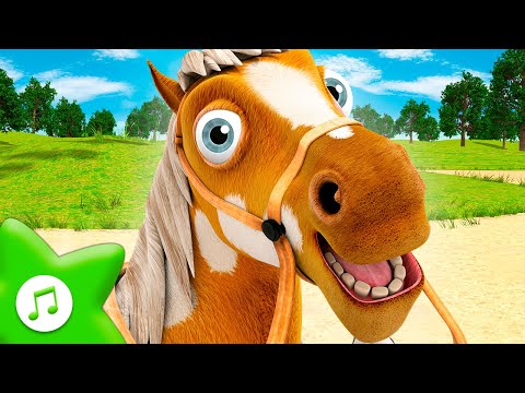 Calul Percheron 🐎 Muzica pentru copii 🐴 Regatul Copiilor