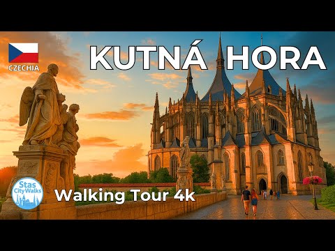 🇨🇿 KUTNÁ HORA CZECH REPUBLIC Walking Tour 4K60 With Subtitles!